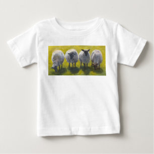 Painterly Sheep Baby T-Shirt