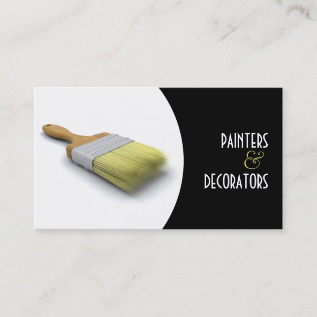 Painters and Decorators Business Card (Front)