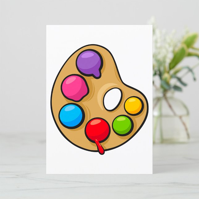 Painters Art Palette Invitation (Creator Uploaded)