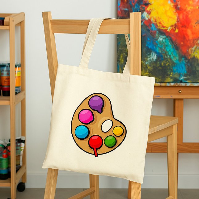 Painters Art Palette Tote Bag (Creator Uploaded)
