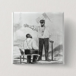 Painters at the National Workshops 15 Cm Square Badge