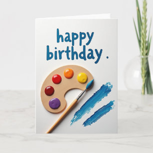Painters Birthday Card
