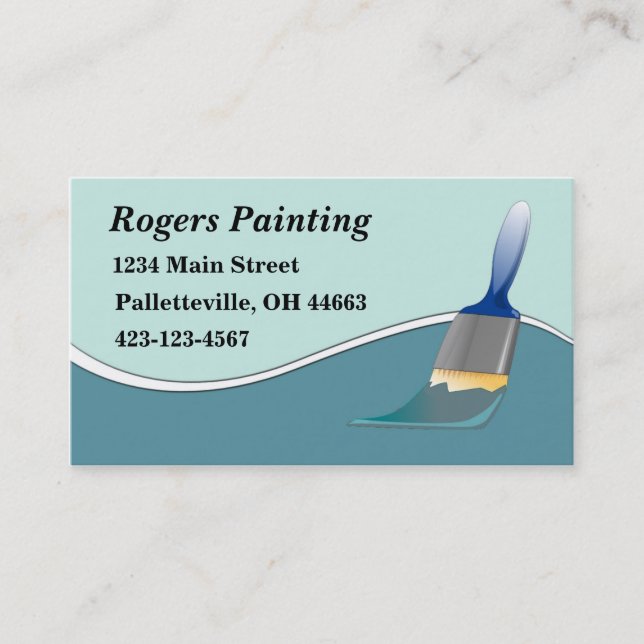 Painters Business Card (Front)