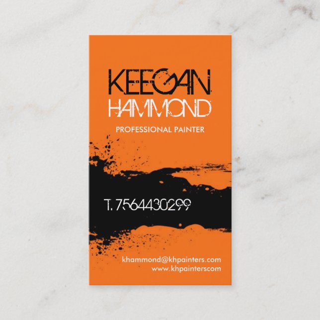 Painters Business Cards (Front)