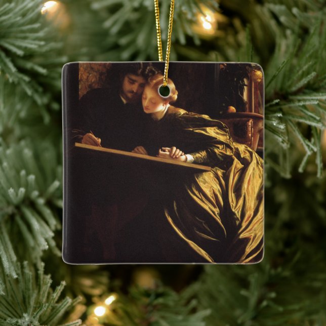 Painter's Honeymoon by Lord Frederic Leighton Ceramic Tree Decoration (Tree)