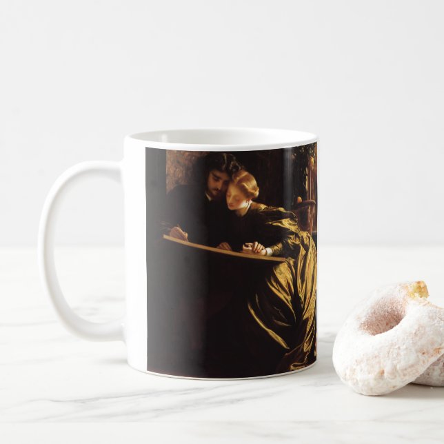 Painter's Honeymoon by Lord Frederic Leighton Coffee Mug (With Donut)