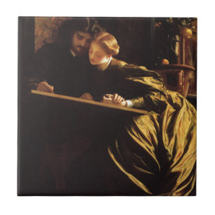 Painter's Honeymoon by Lord Frederic Leighton Tile