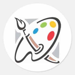 Painters Palette Stickers