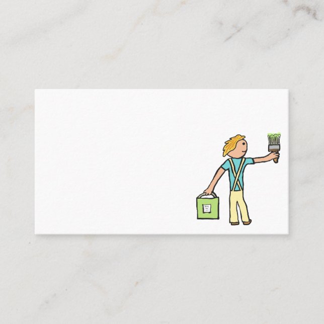 Painting and Decorating Business Card (Front)
