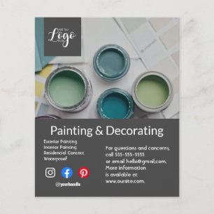 Painting and decorating business flyer