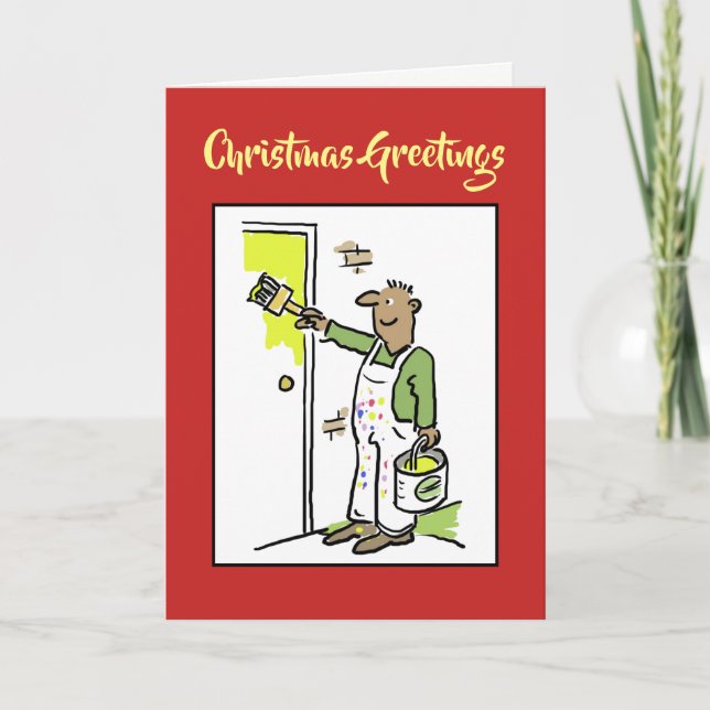 Painting and Decorating Company Christmas Card (Front)
