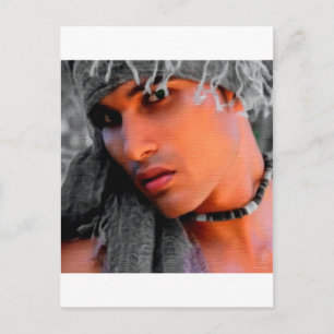 Painting: Arab Turban crop Postcard