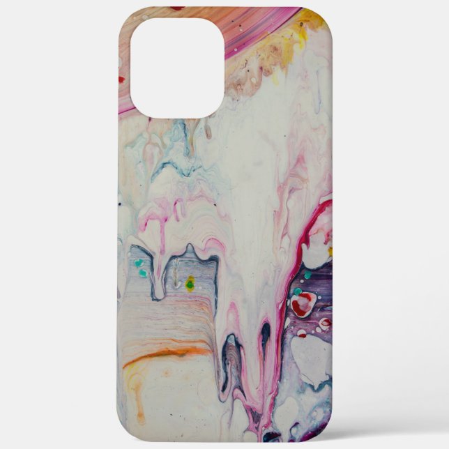 Painting Art  Acryli Fluid-deco Case-Mate iPhone Case (Back)