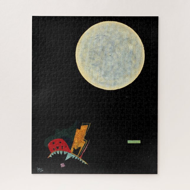 Painting at night by Wassily Kandinsky Jigsaw Puzzle (Vertical)