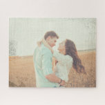 Painting Brush Strokes Overlay Custom Photo Jigsaw Puzzle<br><div class="desc">Turn your favourite photo into a work of art with this jigsaw puzzle. It has a painted style overlay fade with brush strokes and some distressed elements to give your photo the look of a painting.</div>