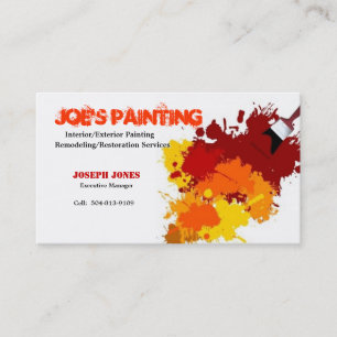 Painting Business Card-Sample II Card