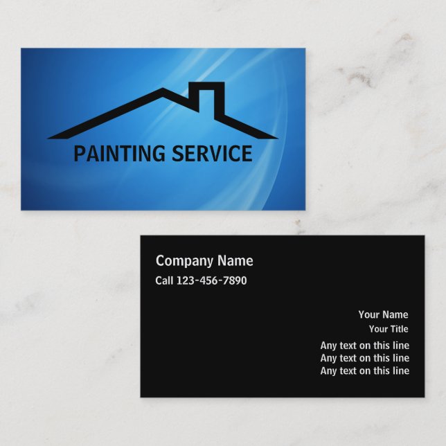 Painting Business Cards (Front/Back)