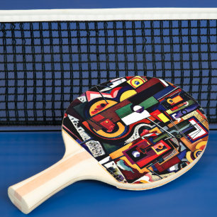 Painting by Amadeo de Souza-Cardoso Ping Pong Paddle