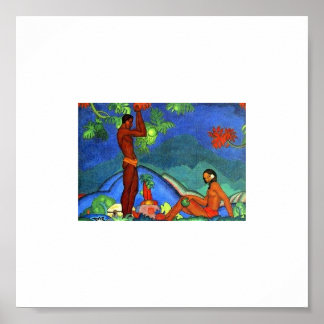 Painting by Arman Manookian circa 1920's. Hawaii Poster