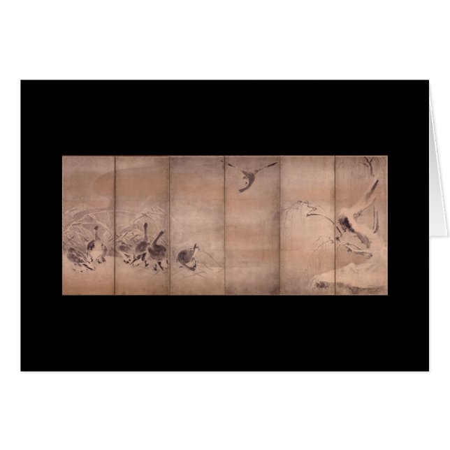 Painting by Miyamoto Musashi, c. 1600's (Front Horizontal)