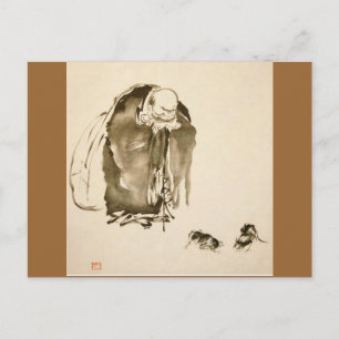 Painting by Miyamoto Musashi, c. 1600's Postcard