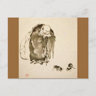 Painting by Miyamoto Musashi, c. 1600's Postcard