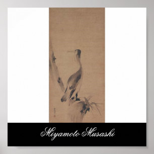 Painting by Miyamoto Musashi, c. 1600's Poster