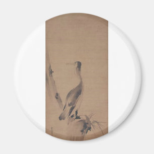 Painting by Miyamoto Musashi, circa 1600's Magnet