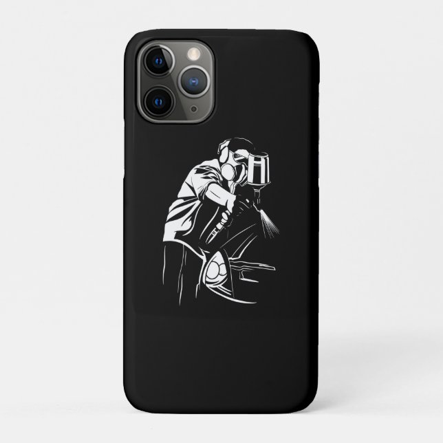 Painting |Car Painter Classic Old School Painting Case-Mate iPhone Case (Back)