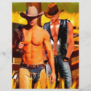Painting:  Cowboy Corral