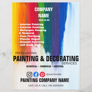 PAINTING & DECORATING flyer