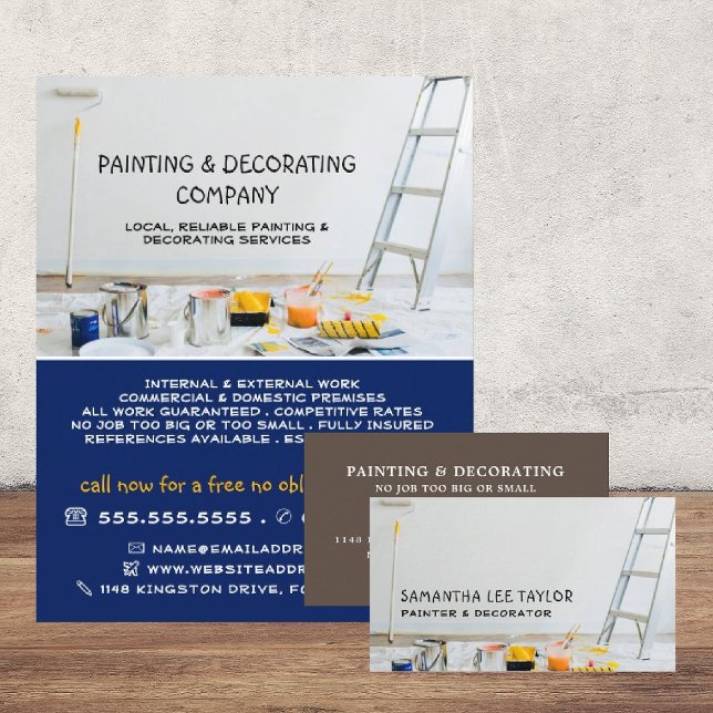 Painting Equipment, Painter & Decorator Flyer (Creator Uploaded)