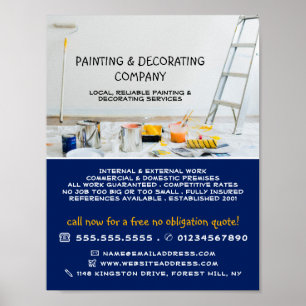 Painting Equipment, Painter & Decorator Poster