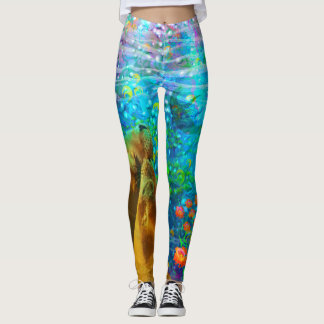 Painting for MMCC LA by Dana Zurzolo Leggings