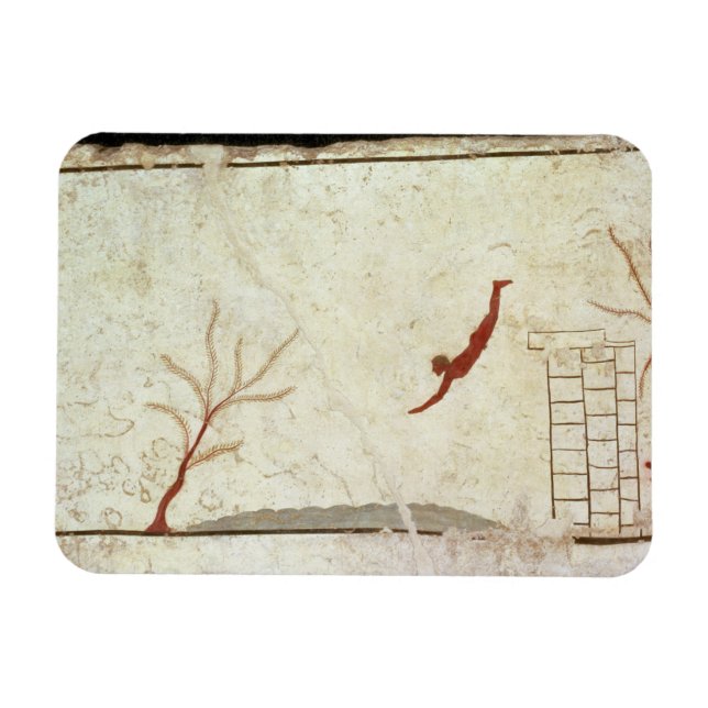 Painting from the Tomb of the Diver from the south Magnet (Horizontal)