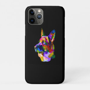 Painting German Shepherd Painting Art Pet Dog Mum iPhone 11 Pro Case