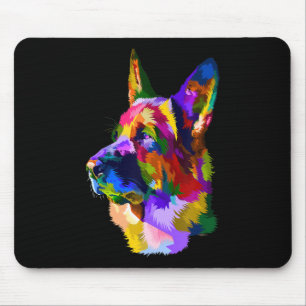Painting  German Shepherd Painting Art Pet Dog Mum Mouse Pad