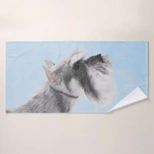 Painting (Giant, Standard) - Dog Art Bath Towel Set