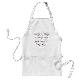 "Painting is easy when you don't know how, but ... Standard Apron