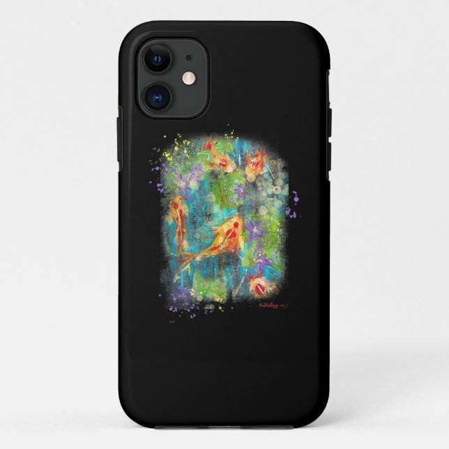 Painting|Koi Fish Painting Zen Japanese Distressed Case-Mate iPhone Case (Back)