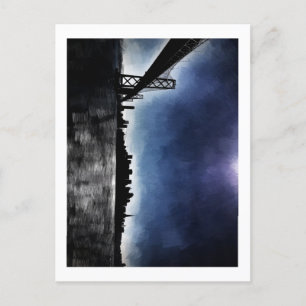 Painting-like Photo of San Francisco Skyline Postcard