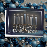 Painting Menorah Happy Hanukkah Holiday Card<br><div class="desc">Holiday themed items designed by Umua. Printed and shipped by Zazzle or their affiliates.</div>