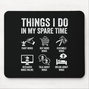 Painting Miniatures Tabletop Wargame Board Games E Mouse Pad
