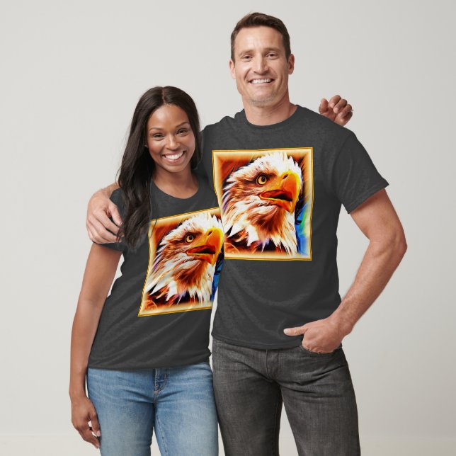 Painting of a Stunning Eagles Face. Buy Now T-Shirt (Unisex)