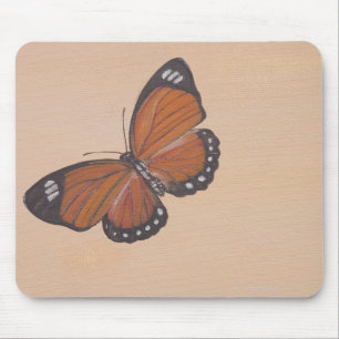 Painting of butterfly mouse pad