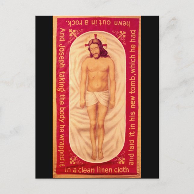 Painting of Christ Postcard (Front)