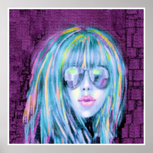 Painting of Contemporary Young Woman 2