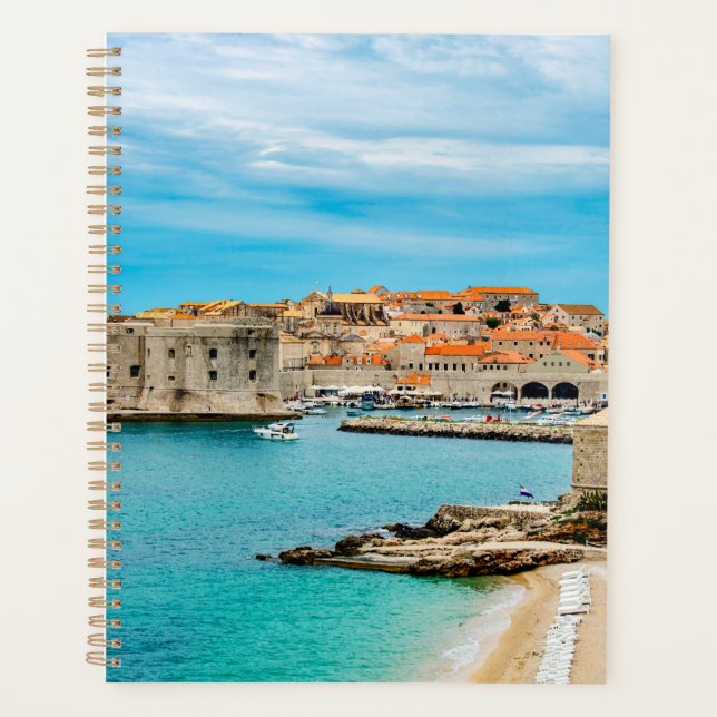 Painting of Dubrovnik beach Planner (Front)