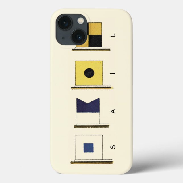 Painting of Four Flags with Sail Written Beneath Case-Mate iPhone Case (Back)