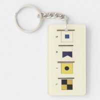 Painting of Four Flags with Sail Written Beneath